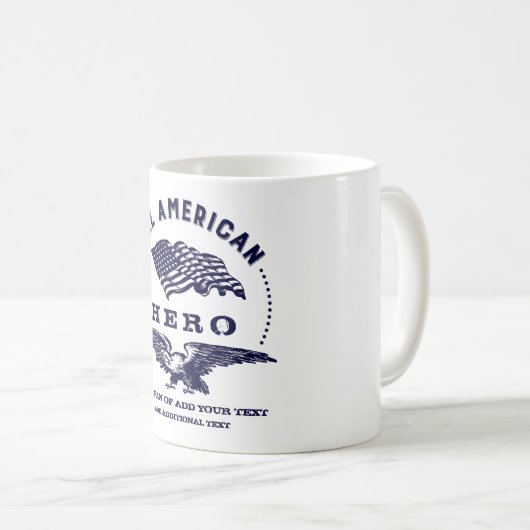 Mug Héros américain (Devant droit)