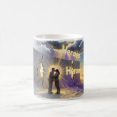 Mug Héros Baiser Sacré Mur qui s'effrite Surrealis (Centre)