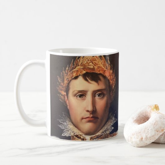 Mug Héros couronné Napoléon Laurel-Wreath (Avec donut)
