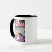 Mug Héros d'Anime et Kanji japonais pour Anime (Devant gauche)