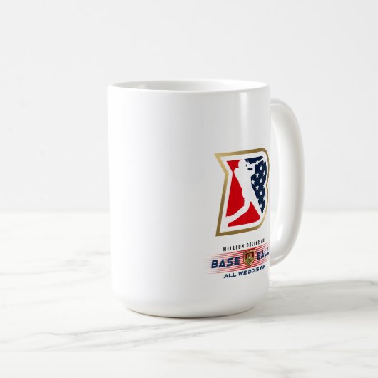 Mug Héros de baseball avec bras de millions de dollars (Devant droit)