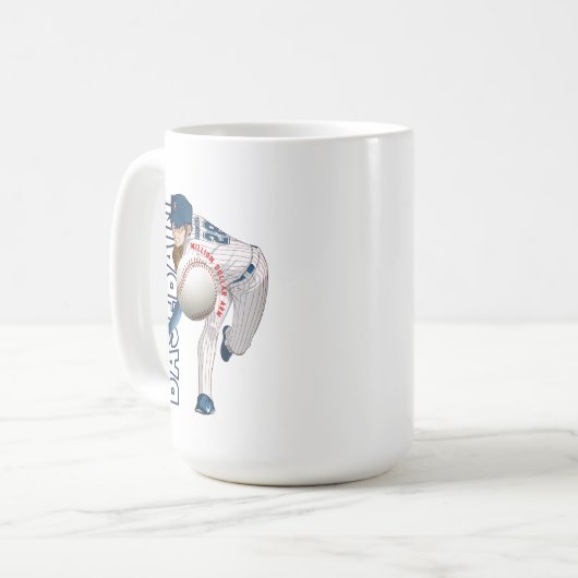 Mug Héros de baseball avec bras de millions de dollars (Devant gauche)