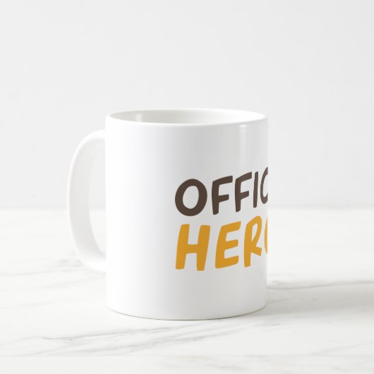 Mug Héros de bureau (Devant gauche)