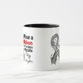 Mug Héros de fille dans mon cancer du cerveau de la (Centre)