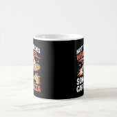 Mug Héros de hamster avec Pizza Jetpack - Drôle Drôle  (Centre)