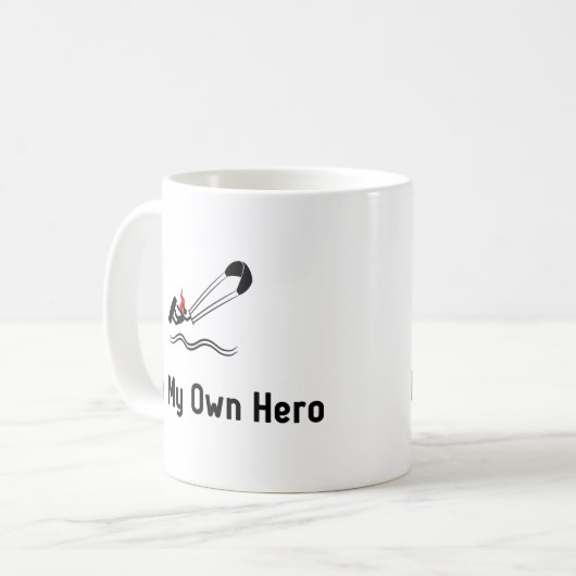 Mug Héros de kitesurf (Devant gauche)