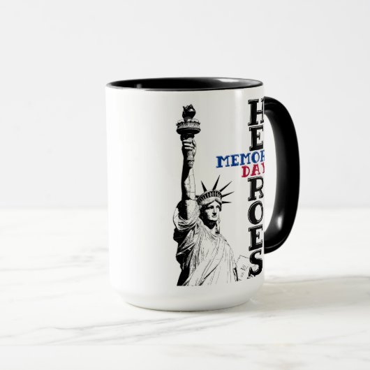 Mug Héros de la fête commémorative (Devant droit)