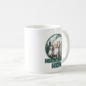 Mug Héros de la santé du cheval, Chevaux blancs équest (Devant droit)