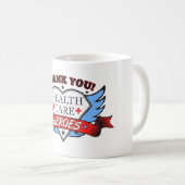 Mug Héros de la santé Merci (Devant droit)