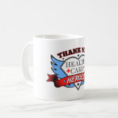Mug Héros de la santé Merci (Devant gauche)