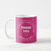 Mug Héros de la santé rose MERCI (Gauche)