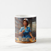 Mug Héros de Night Shift : Célébrez Nos Infirmières Mu (Centre)