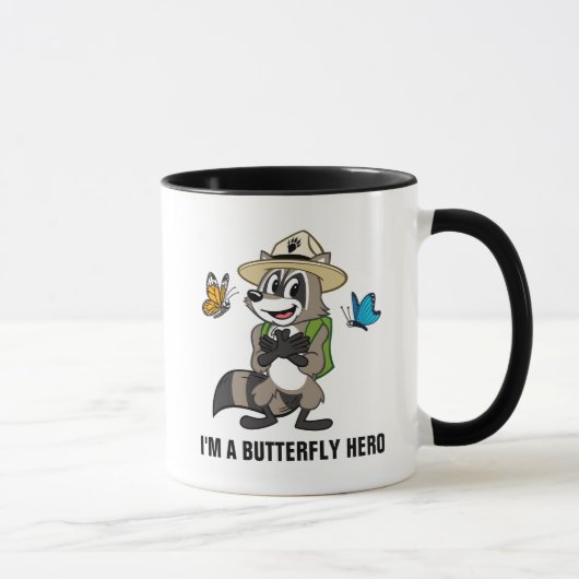 Mug Héros de papillon de Rick | de garde forestière - (Droite)