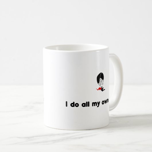 Mug Héros de parapentisme (Devant droit)