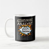 Mug Héros de poste de l'analyste comptable (Gauche)