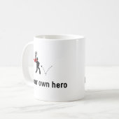 Mug Héros de Racquetball (Devant gauche)