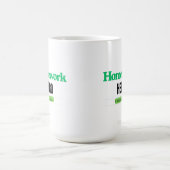 Mug Héros de travail à domicile : Mode étudiant Tee (Centre)
