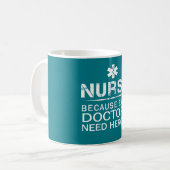 MUG HÉROS D'INFIRMIÈRE (Devant gauche)