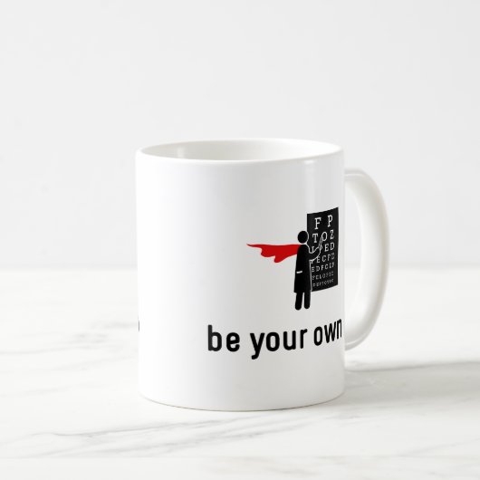 Mug Héros d'optométrie (Devant droit)