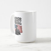 Mug Héros Héros Vétérinaire Jour Conception patriotiqu (Devant gauche)