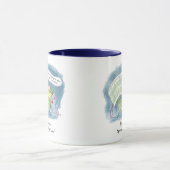 Mug Héros personnalisé de feuille de calcul ! (Centre)