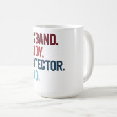 Mug Héros protecteur papa mari (Devant droit)