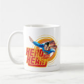 Mug Héros Superman avec coeur (Gauche)