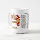 Mug Herrick, l'origine, la signification et la crête (Devant gauche)