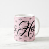 Mug Hers Avec Motif (Devant droit)