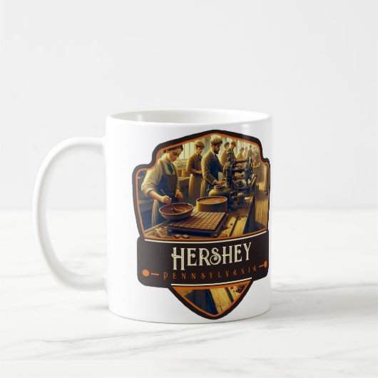 Mug Hershey, Pennsylvanie | Vintage (Gauche)