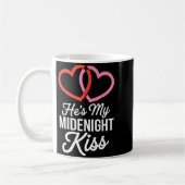 Mug He's My Midnight Kiss Happy New Year Matching Coup (Gauche)