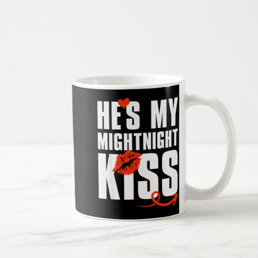 Mug He's My Midnight Kiss Happy New Year Matching Funn (Droite)