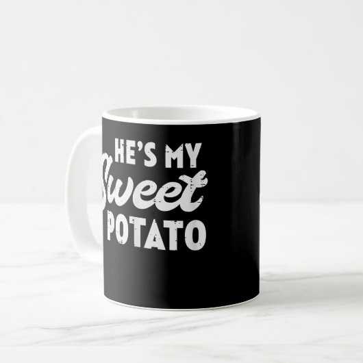 Mug He's My Sweet Potato Matching Couples Halloween Th (Devant gauche)