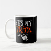 Mug He's My Trick Halloween Matching Couple Funny Girl (Gauche)