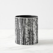 Mug Hêtres, blanc et gris charbon (Centre)