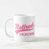 Mug Heu cadeau retiré d'infirmière (Gauche)