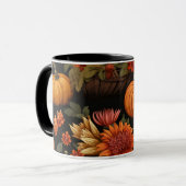 Mug Heure citrouille, couleurs de l'automne, (Devant gauche)