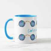 Mug Heure Crochet, personnalisée avec votre nom (Gauche)