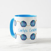 Mug Heure Crochet, personnalisée avec votre nom (Devant gauche)