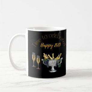 Mug Heure de célébrer, heureux nouvel an 2023