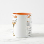 Mug Heure de cocktail Obtenons une recette de martini  (Centre)