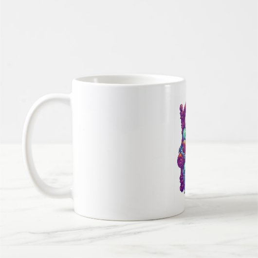 Mug Heure de l'histoire avec Bones � Squelette drôle d (Gauche)
