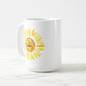 Mug Heure de montée et de montée du café (Devant gauche)