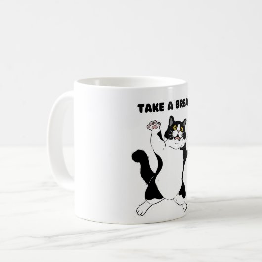 Mug heure de pause (Devant gauche)