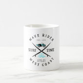 Mug Heure de Surf du cavalier de vague