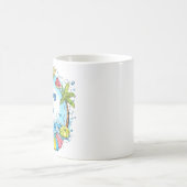 Mug Heure d'été - Heure d'été Plage Illustration (Centre)