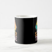 Mug Heure d'été, plage, hamac & palmiers (Centre)