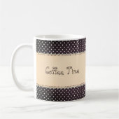 Mug Heure du café en dentelle vintage (Gauche)