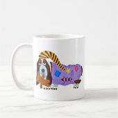 Mug Heure du coucher de basset (Gauche)