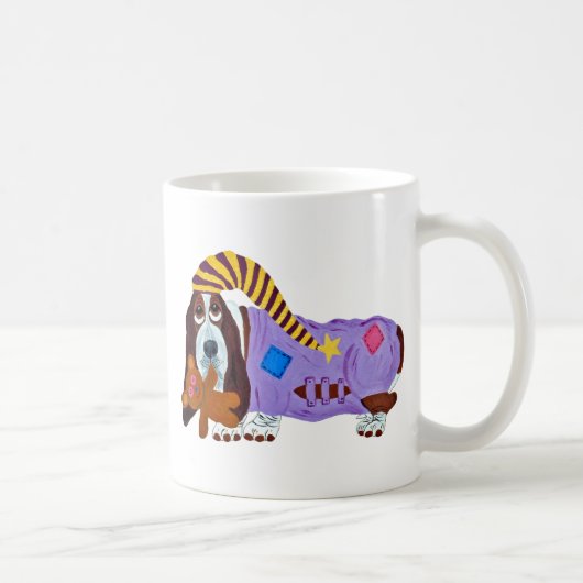 Mug Heure du coucher de basset (Droite)